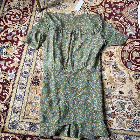Veronica Beard NWT Dress GREEN AND PINK - Picture 5 of 10
